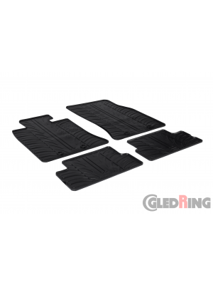 Original Gledring Passform Fußmatten Gummimatten 4 Tlg.+Fixing - Mini One 2006-02.2014